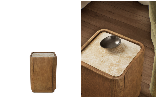 natural wood side table minimalist home design