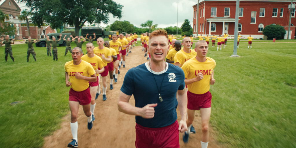 Netflix’s BOOTS recruits training scene from episode six.