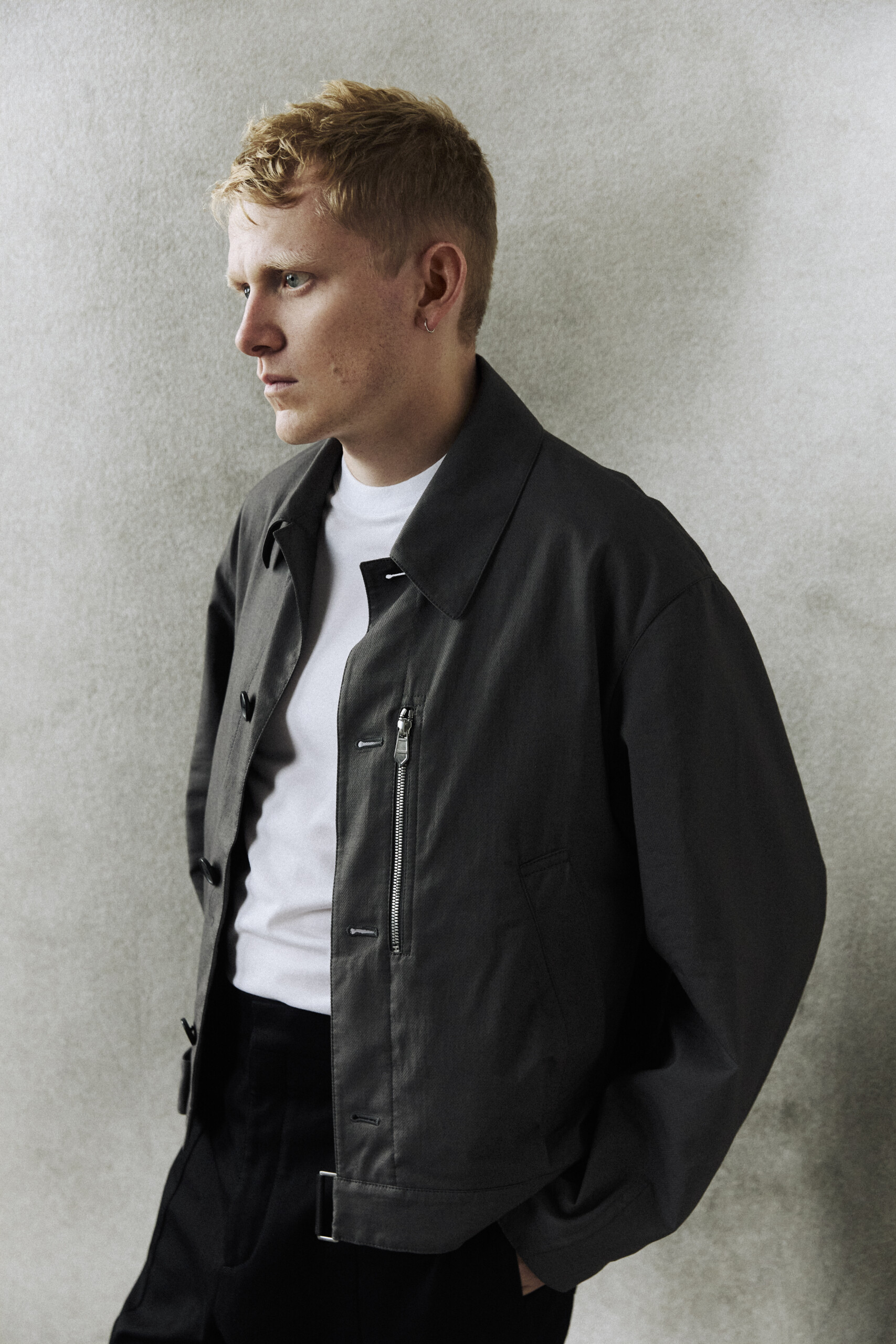 George Jaques in a grey jacket
