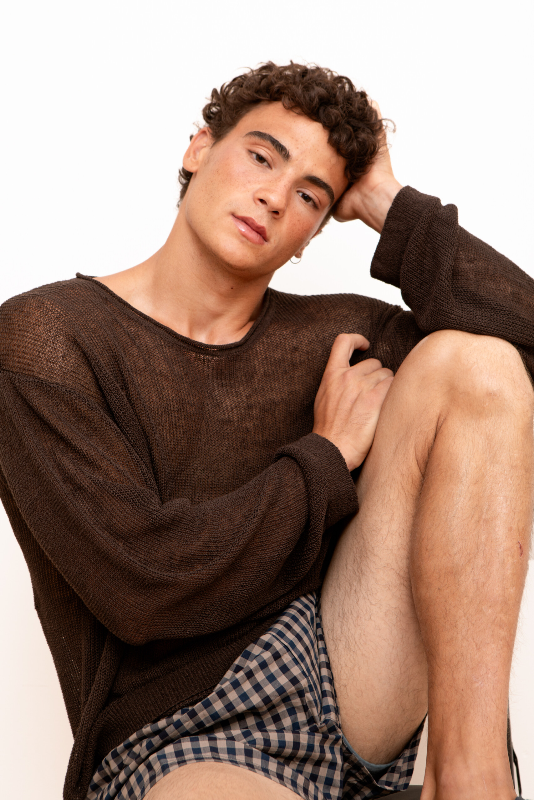 Emporio Armani sweater, portrait